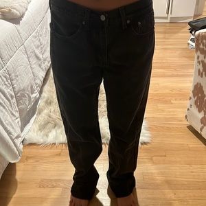 Levi Strauss Black Denim Jeans
